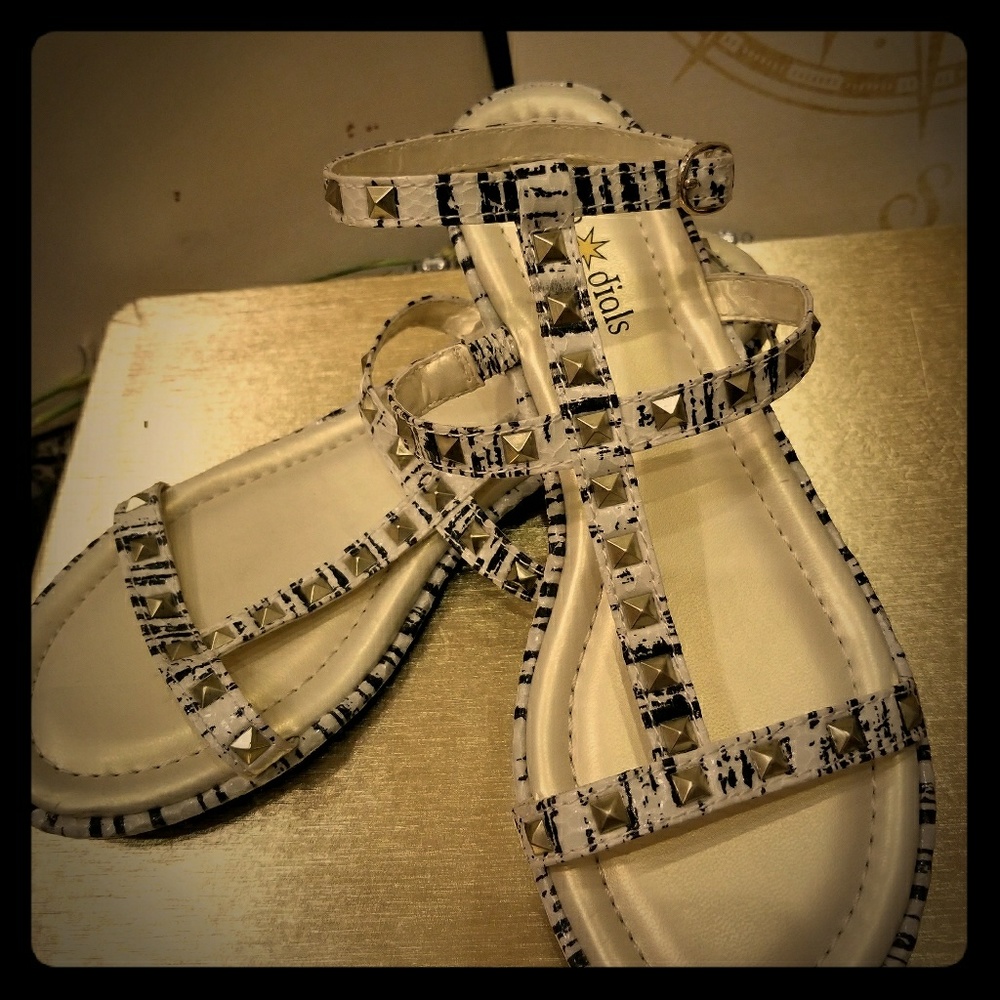 Seven Dials Zebra Sandals